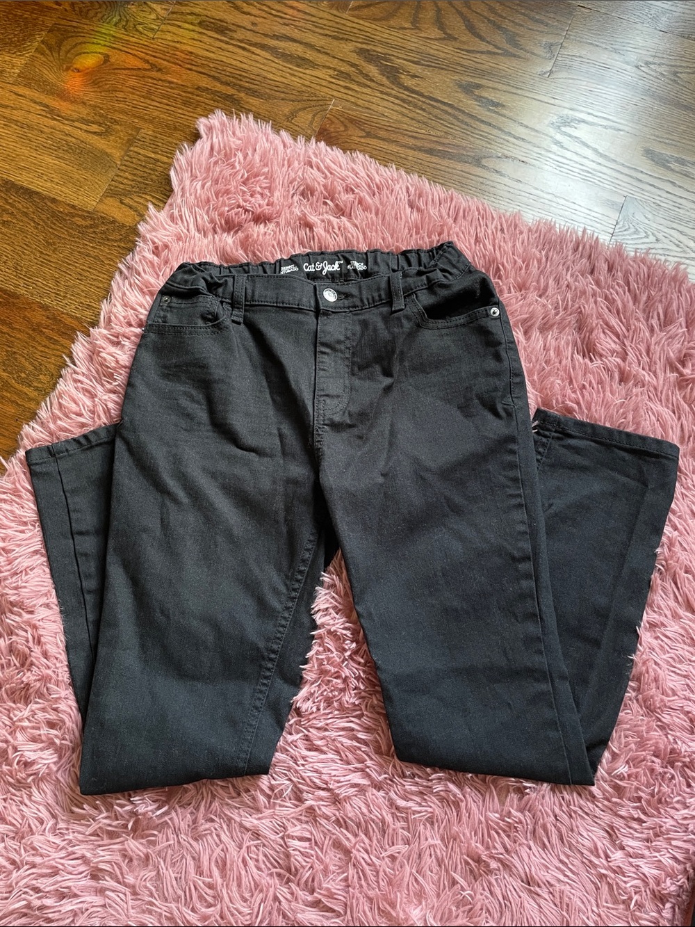 Cat & Jack Boys’ Black Straight-Leg Jeans